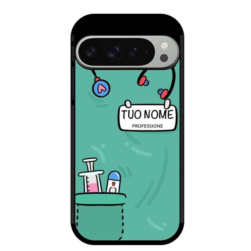 Cover con Divisa Sanitaria Personalizzata - Google Pixel