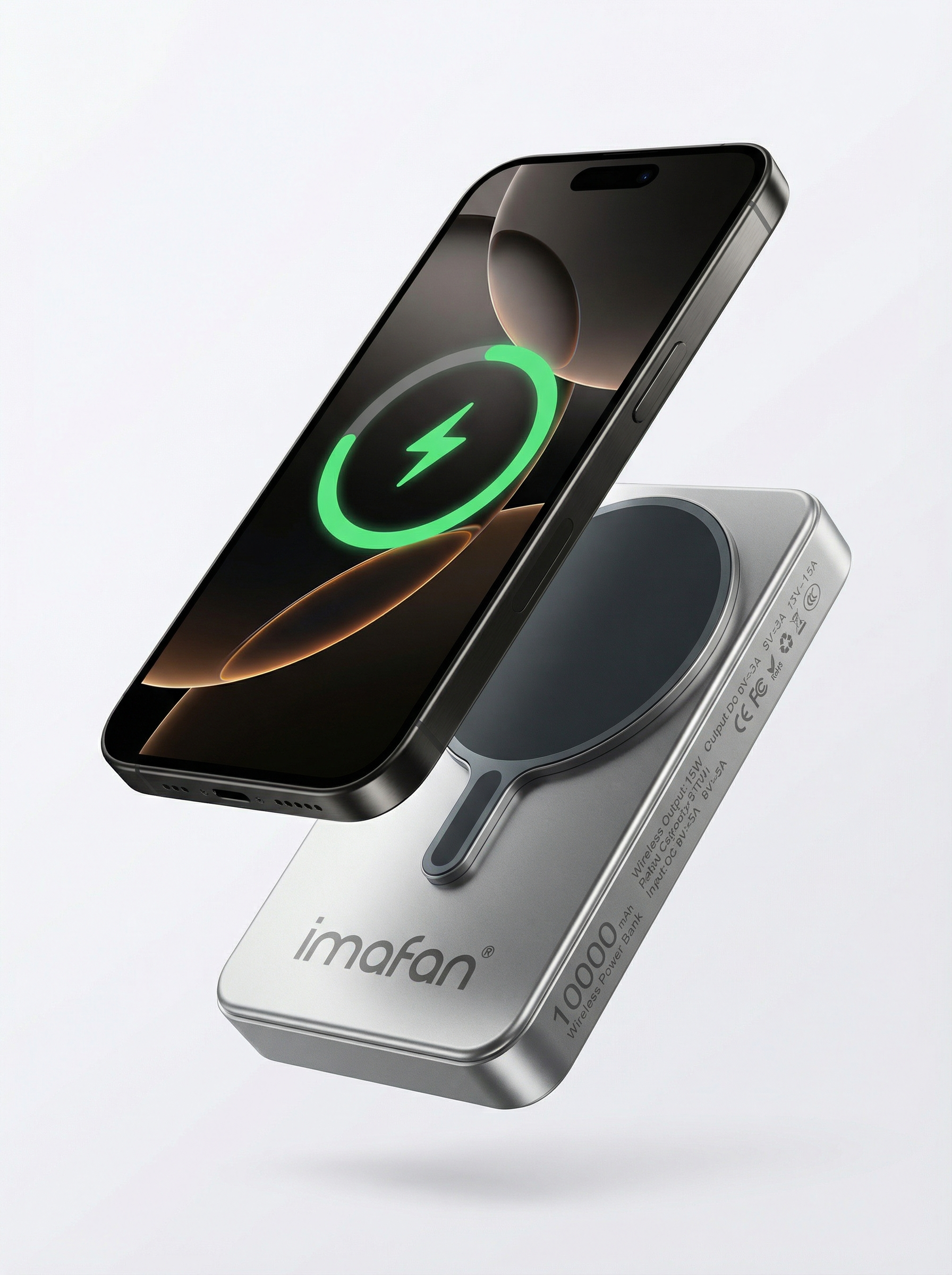 Powerbank Magsafe Imafan® magnetica 10 000 mAh