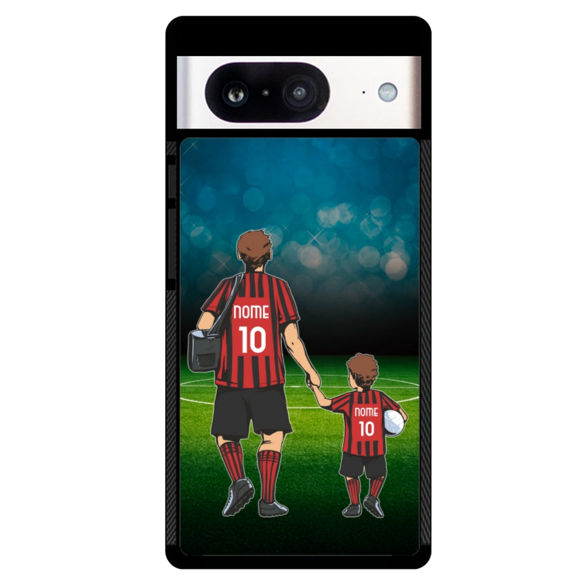 Cover Calcio Papà e Figlio - Google Pixel