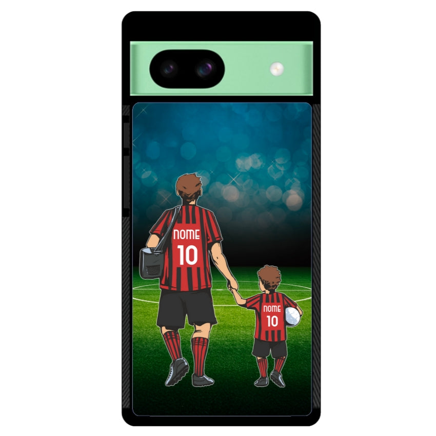 Cover Calcio Papà e Figlio - Google Pixel