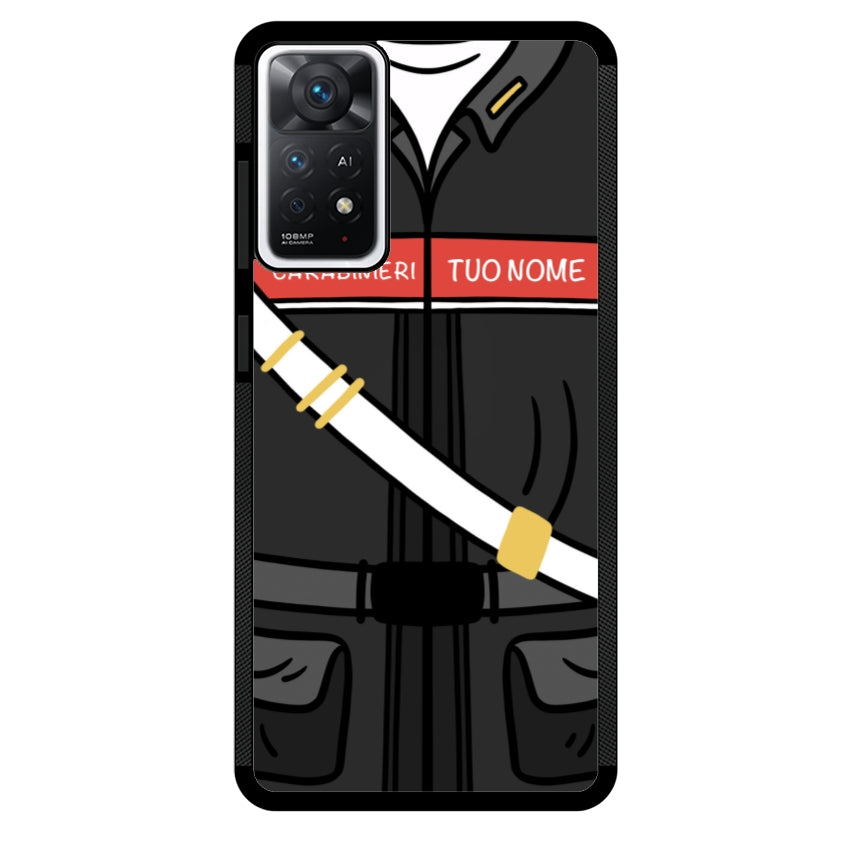 Cover con Nome Divisa Carabiniere- Xiaomi, Redmi e Poco