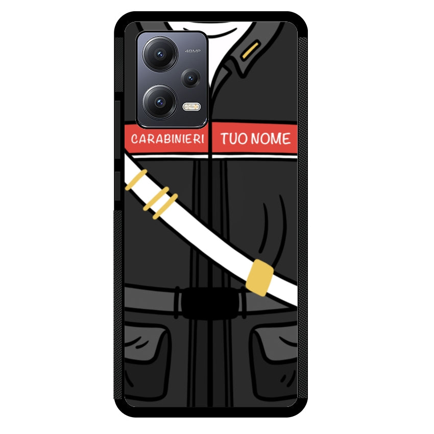 Cover con Nome Divisa Carabiniere- Xiaomi, Redmi e Poco